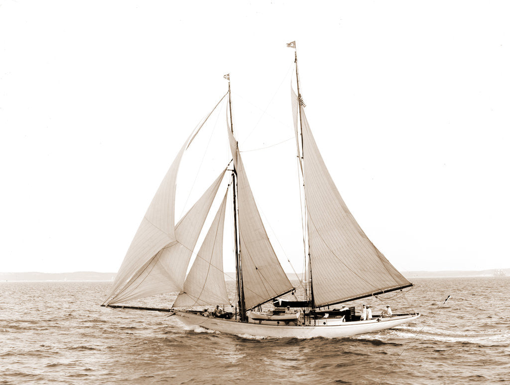 Detail of Adrienne (Schooner), 1900 by Anonymous