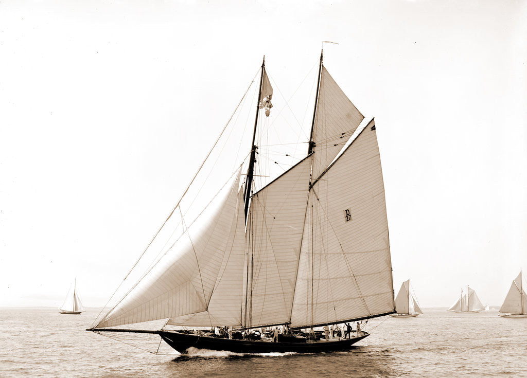 Detail of Latona (Schooner), 1900 by Anonymous