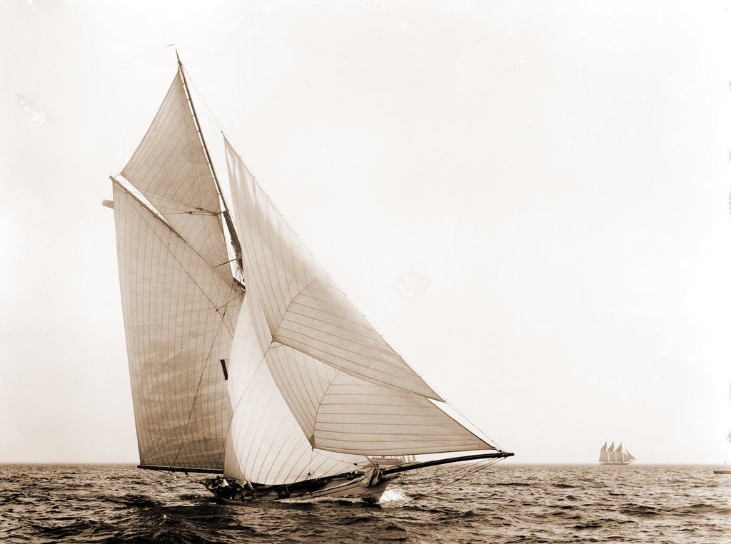 Detail of Kathleen, Atlantic Yacht Club, Kathleen (Yacht) by Anonymous