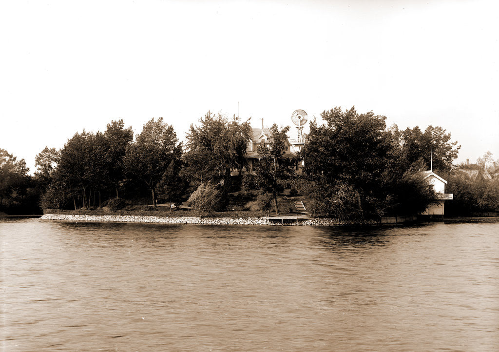 Detail of Darling residence, Lake Orion by Anonymous