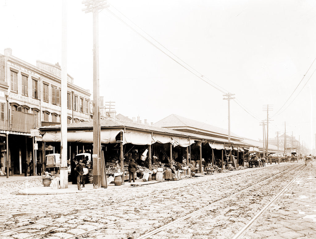 Detail of French Market, New Orleans by Anonymous