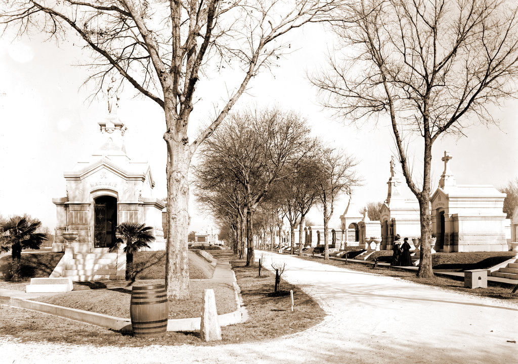Detail of Metairie Cemetery, New Orleans by Anonymous