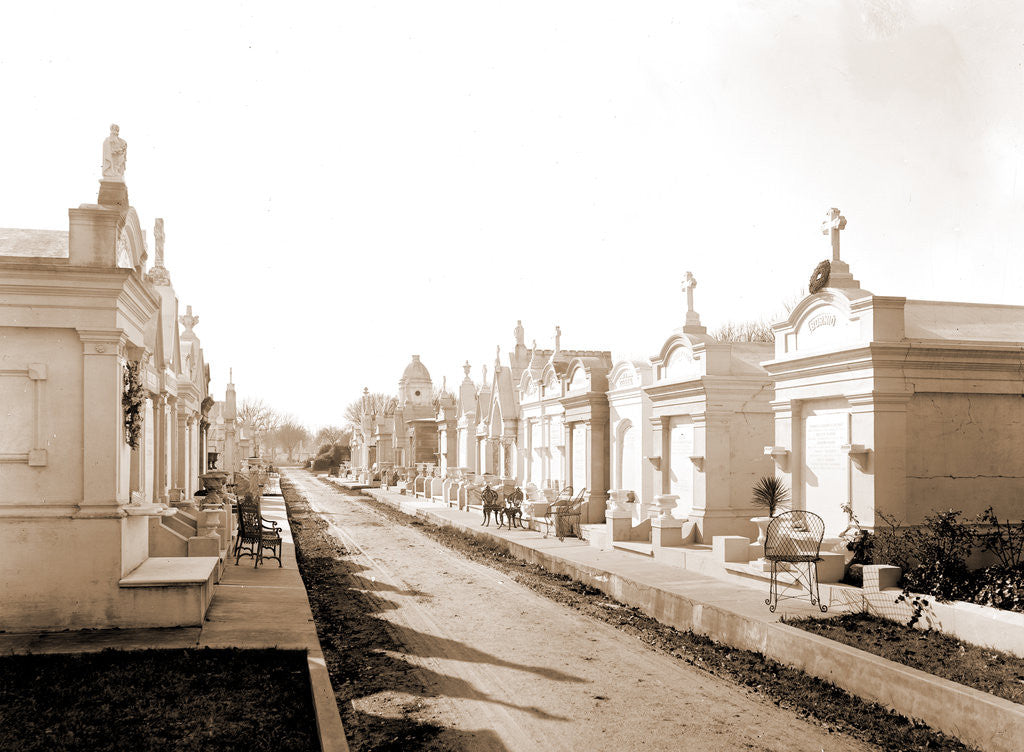 Detail of Metairie Cemetery, New Orleans by Anonymous