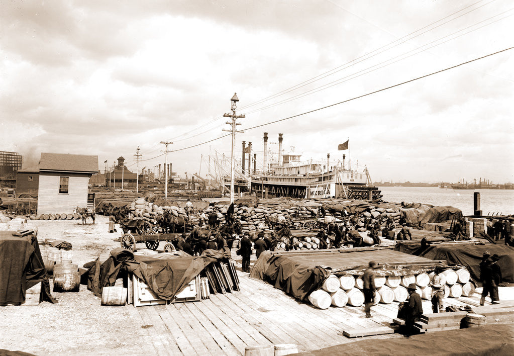 Detail of Levee by Anonymous