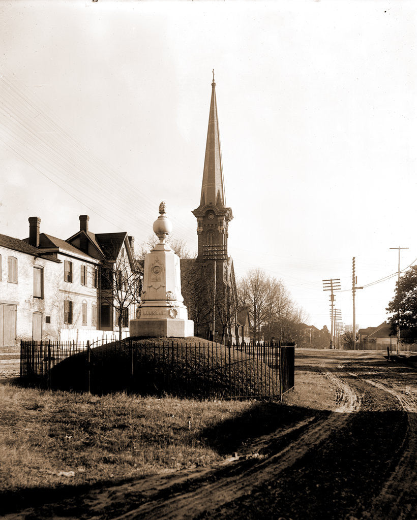 Detail of Louisiana Monument, Vicksburg by Anonymous