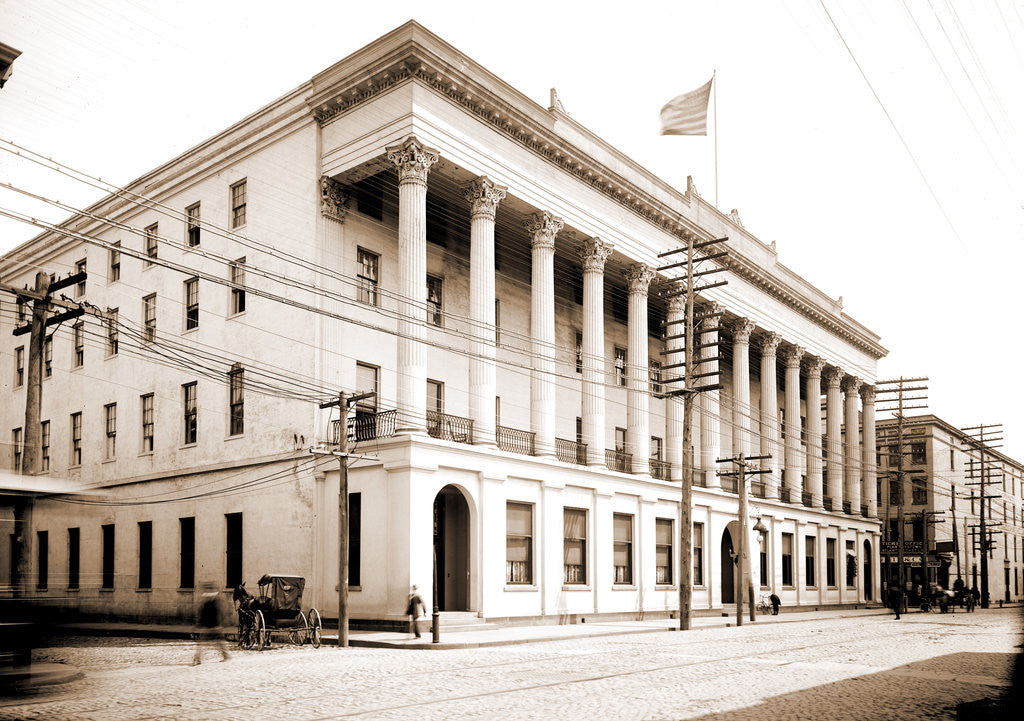 Detail of Charleston Hotel, Charleston by Anonymous