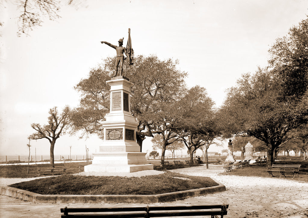 Detail of Jasper Monument, White Point Garden by Anonymous