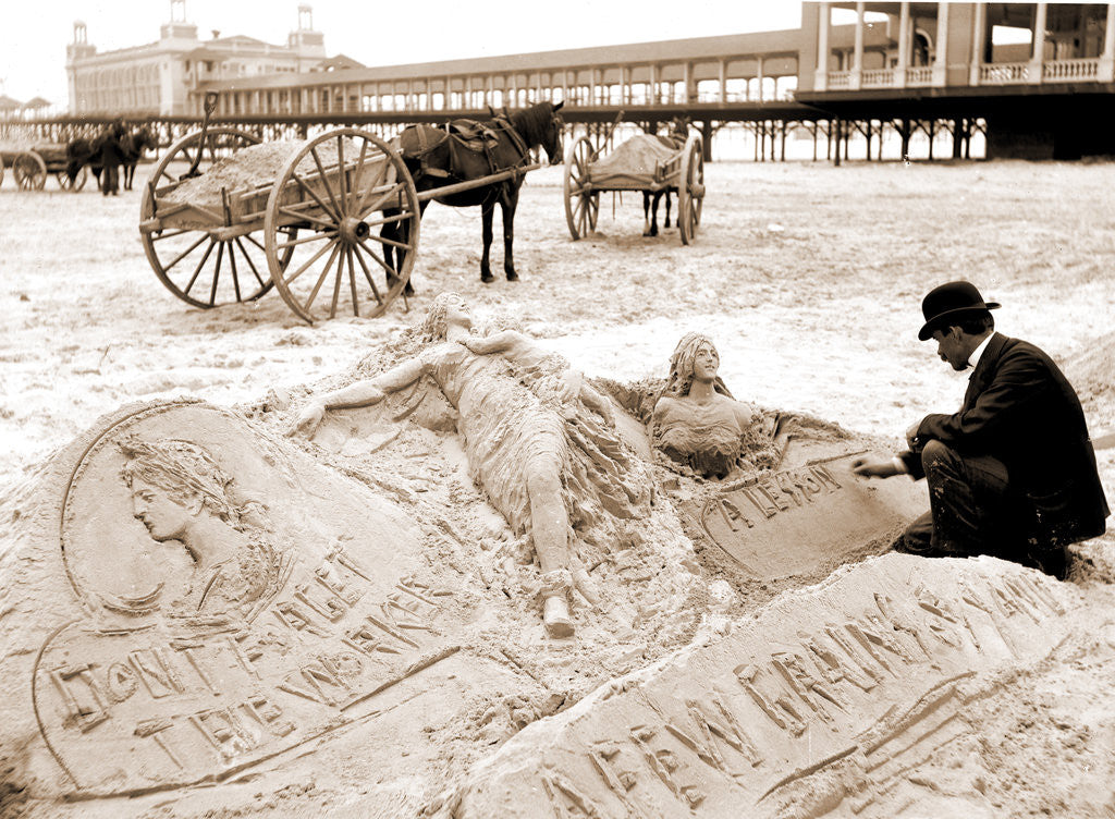 Detail of The Sandman, Atlantic City by Anonymous