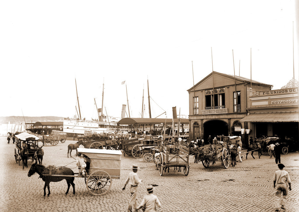 Detail of Regla ferry by Anonymous