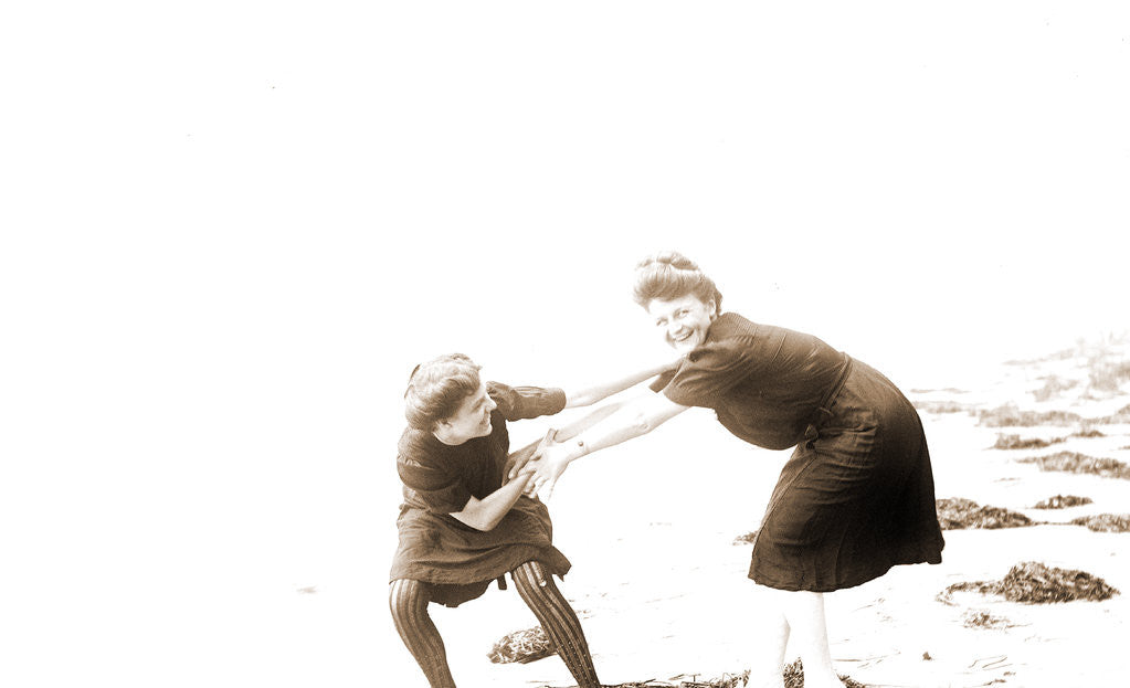 Detail of Come on in, the water's fine by Anonymous