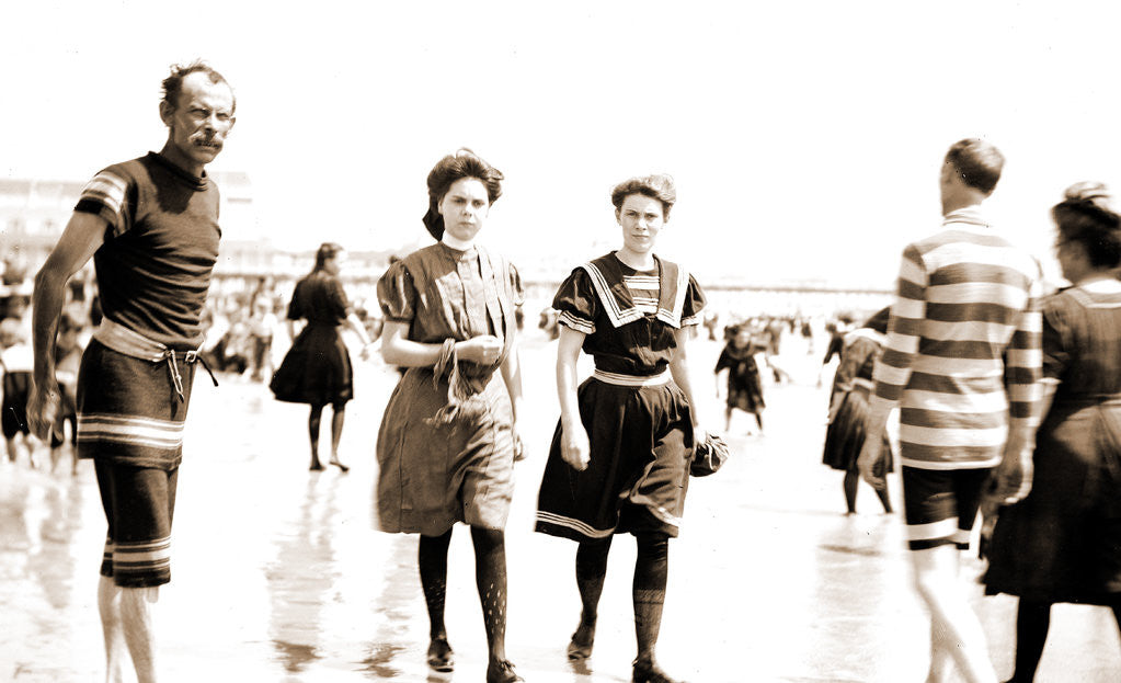 Detail of A Life saver on the lookout, Beaches by Anonymous