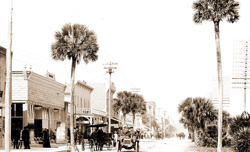Detail of Beach Street, Daytona by Anonymous
