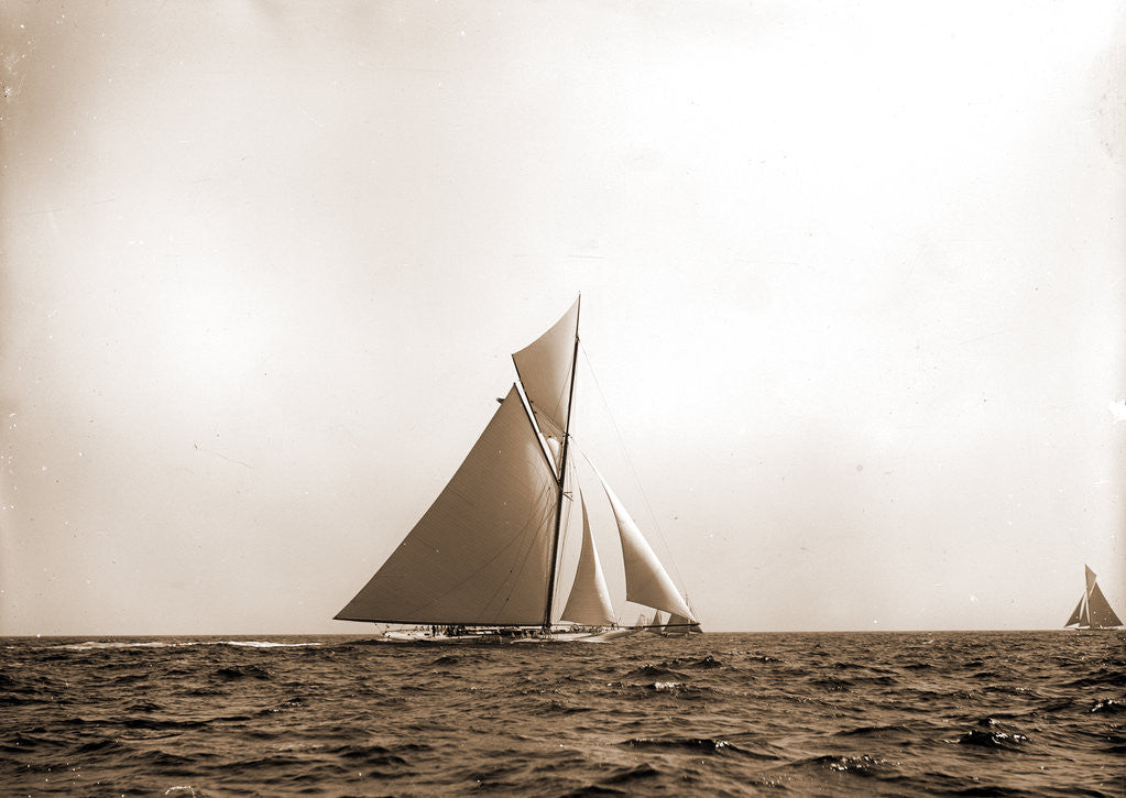 Detail of Yacht, 1890 by Anonymous