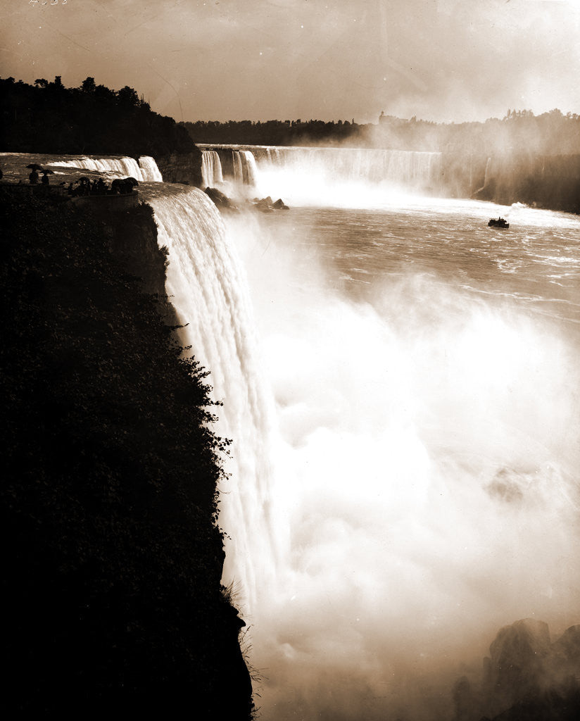 Detail of Niagara Falls from Prospect Point, Jackson by Anonymous