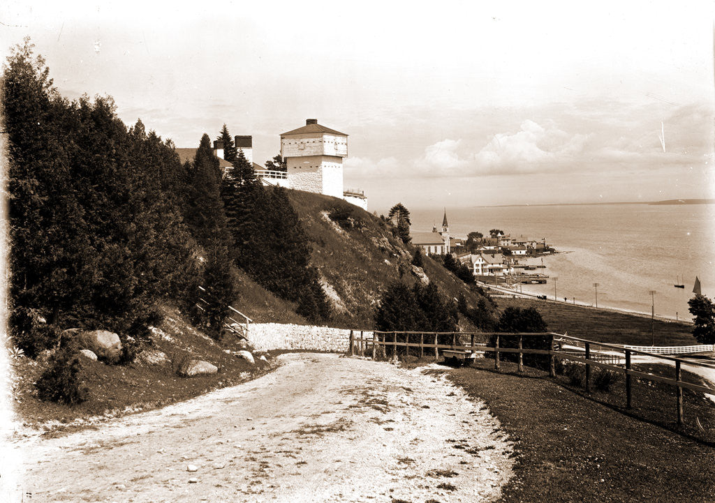 Detail of Old Fort, Mackinac Island by Anonymous