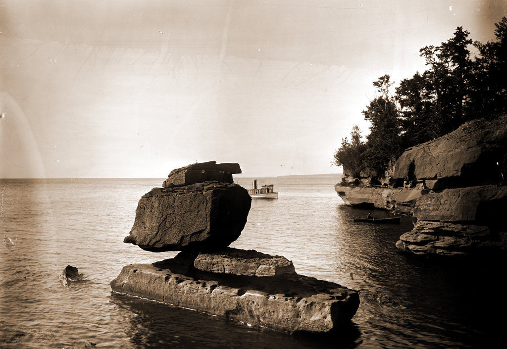 Detail of Rock in Apostle Islands, Lake Superior by Anonymous