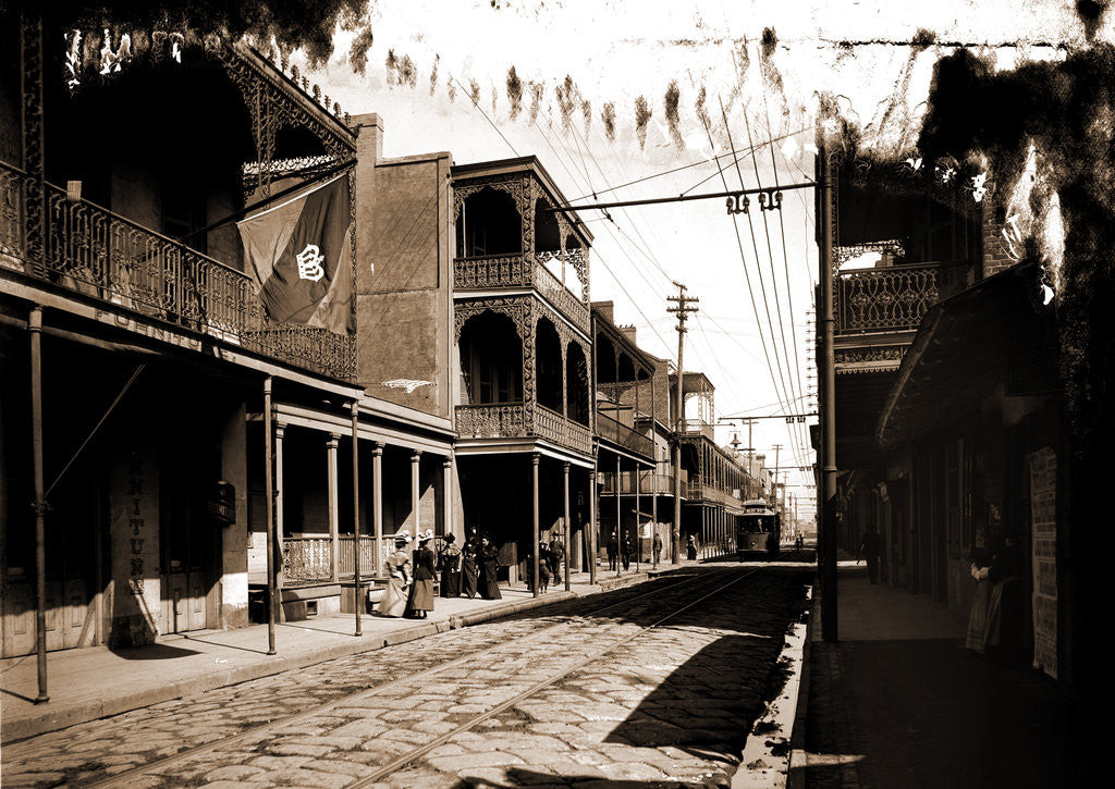 Detail of Royal Street, New Orleans by Anonymous