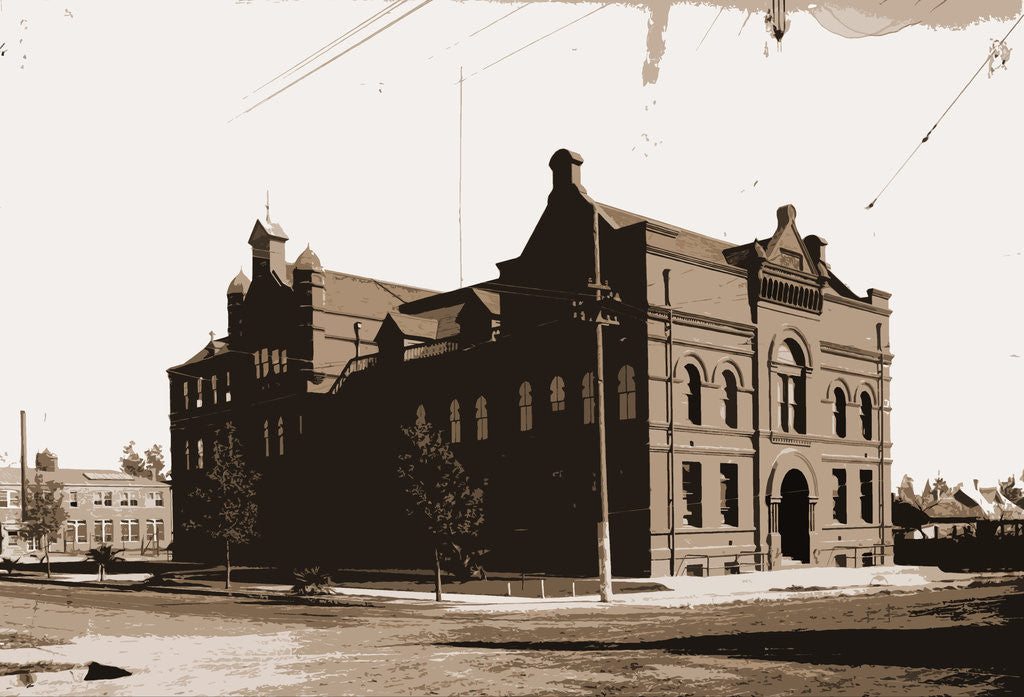 Detail of Throop Institute, Pasadena by Anonymous