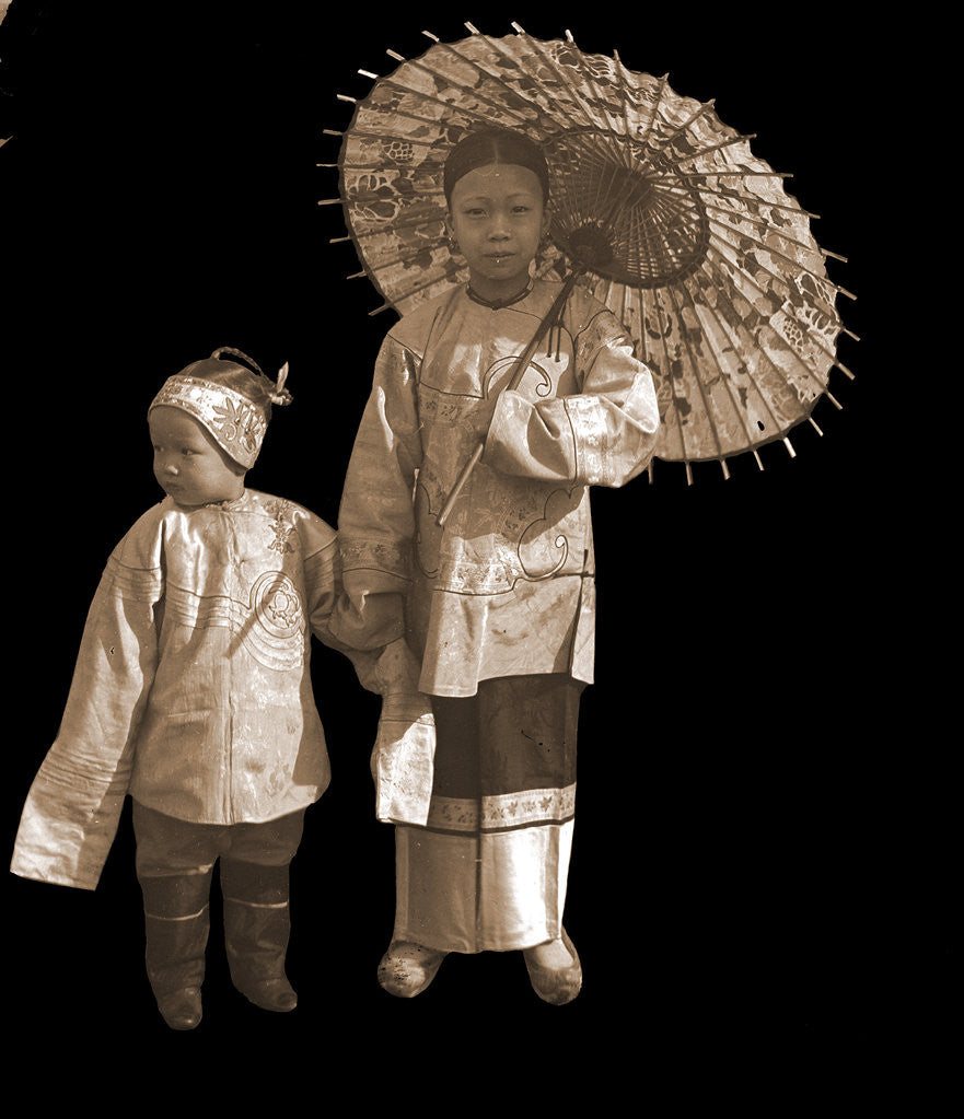 Detail of Chinese woman and boy, Jackson by Anonymous
