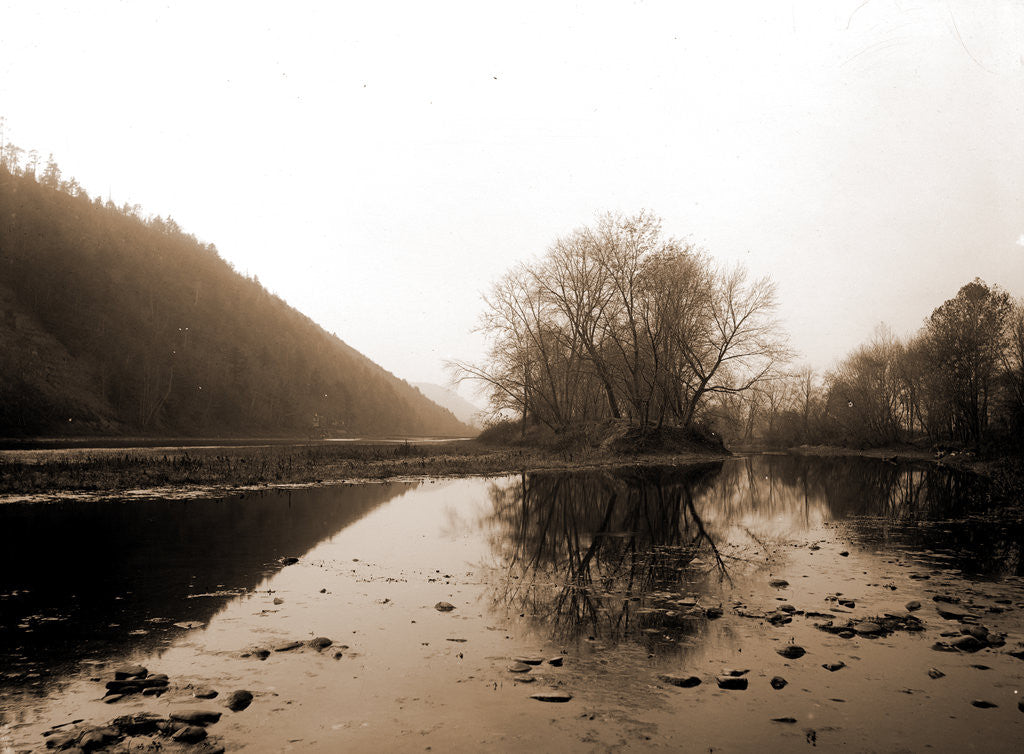Detail of Chemung River, Elmira by Anonymous