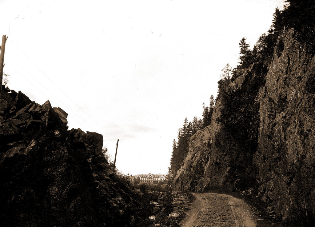 Detail of Gate of Crawford Notch from below, White Mountains by Anonymous
