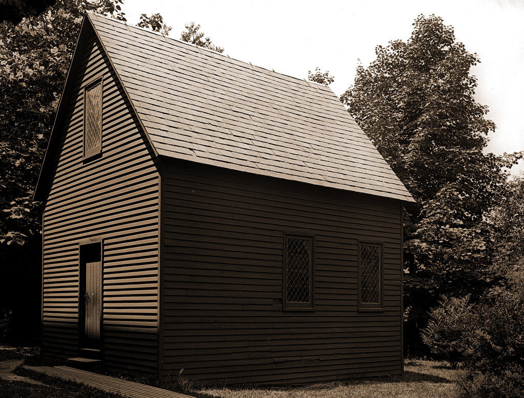 Detail of First Church, Salem by Anonymous