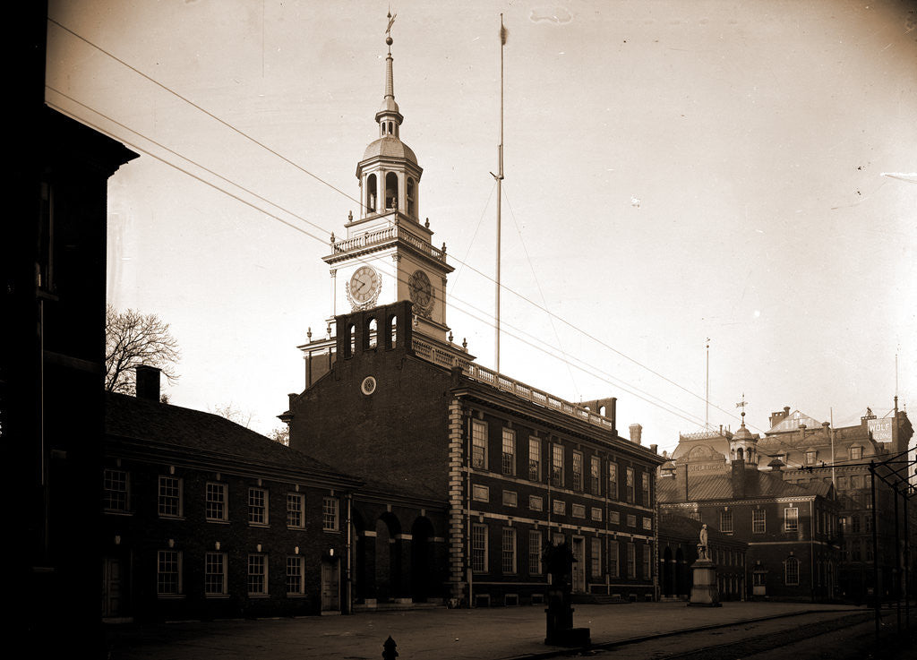 Detail of Independence Hall, Philadelphia by Anonymous