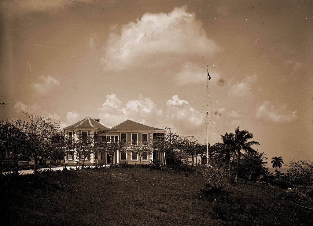 Detail of Governor's residence, Nassau by Anonymous