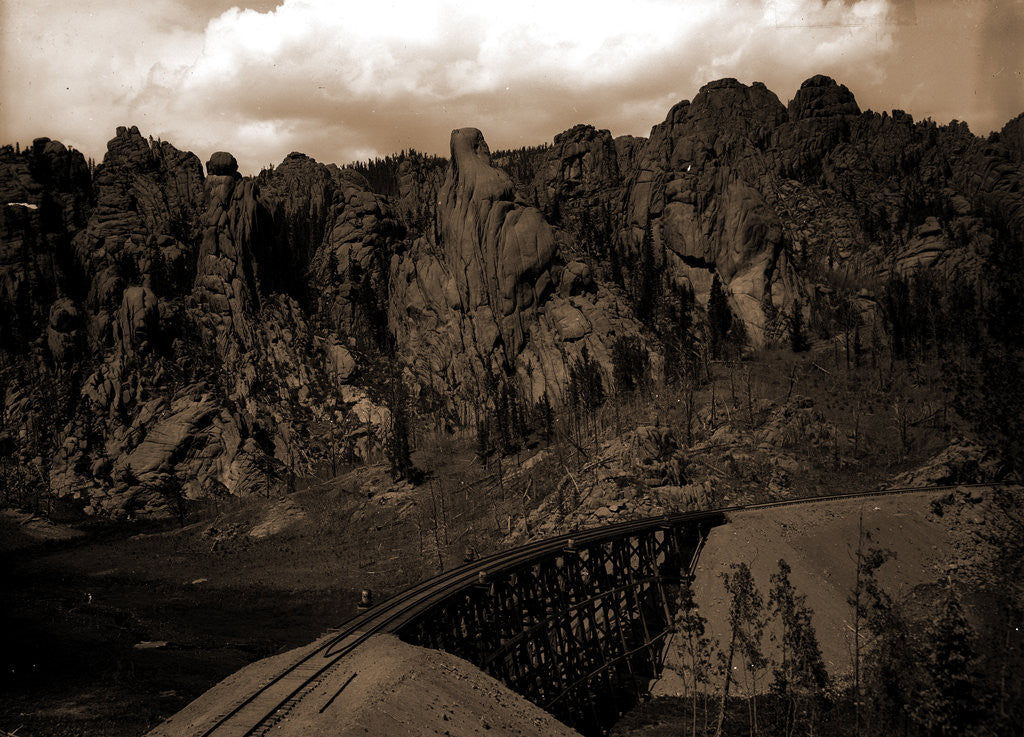 Detail of Cathedral Park near Clyde, C.S.& C.C. by Anonymous