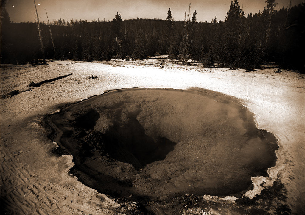 Detail of The morning glory, Upper Geyser Basin by Anonymous