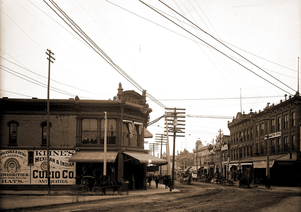 Detail of El Paso Street, El Paso by Anonymous