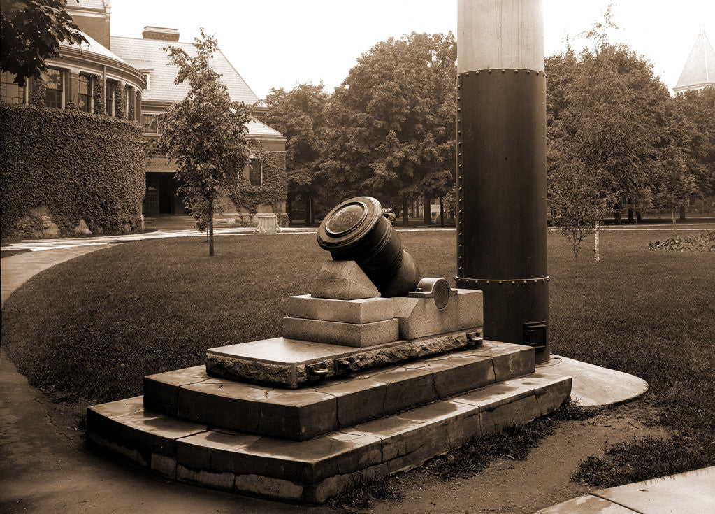 Detail of Memorial to University of Michigan men who fought inSpanish War, Spanish-American War by Anonymous