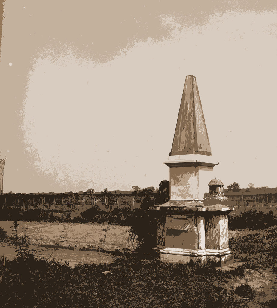Detail of Monument of Col. William Byrd, Westover by Anonymous