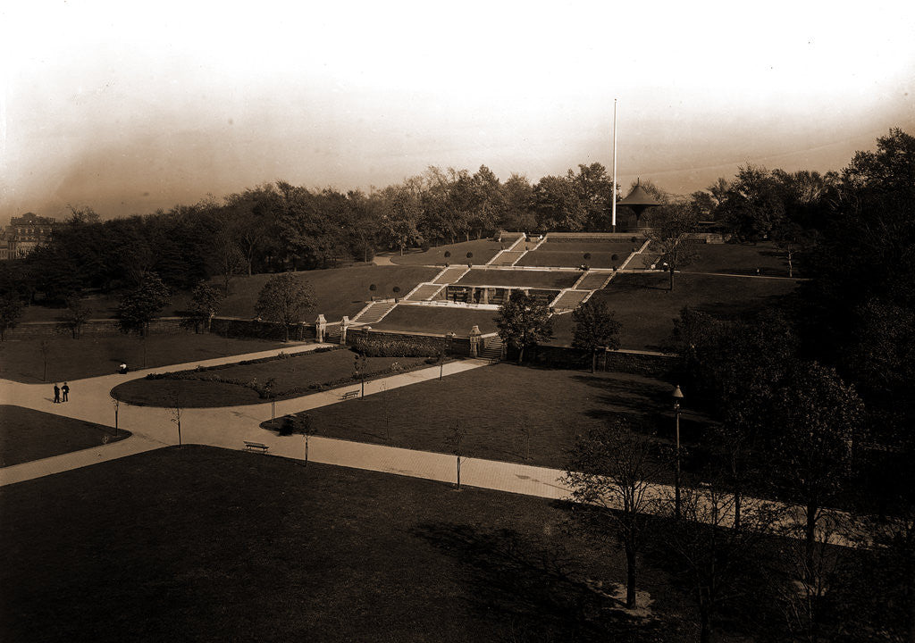 Detail of Fort Greene Park, Brooklyn by Anonymous