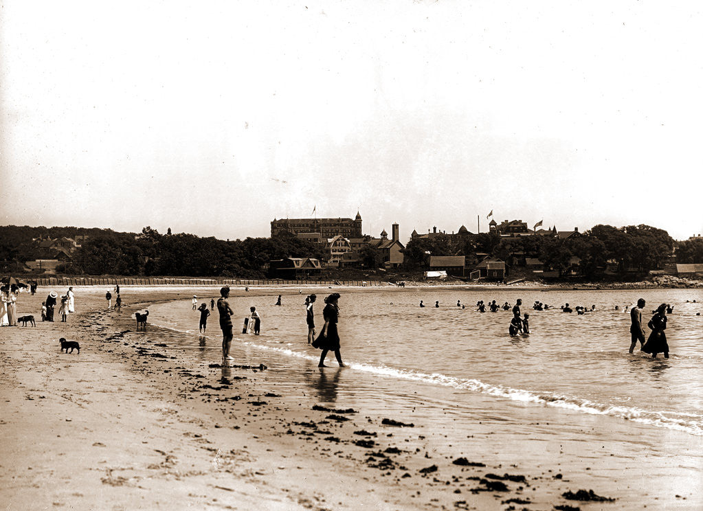 Detail of The Bathing beach, Magnolia by Anonymous