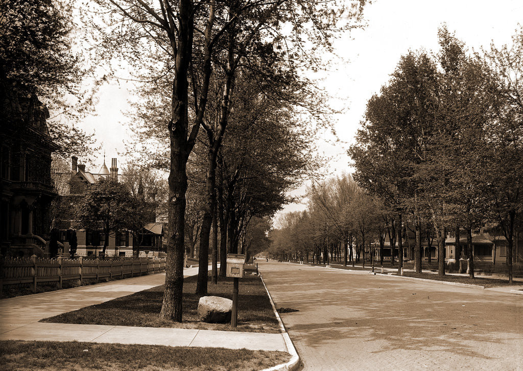 Detail of North Delaware Street, Indianapolis by Anonymous