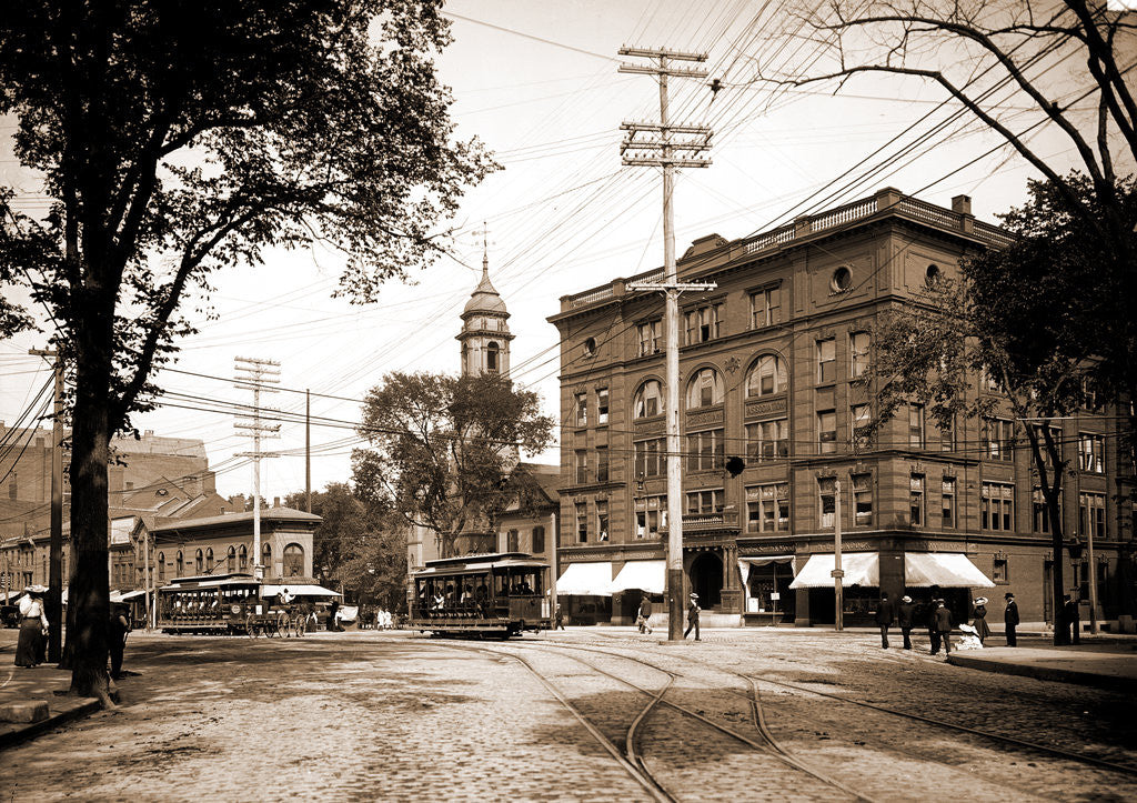 Detail of Congress Square, Portland by Anonymous