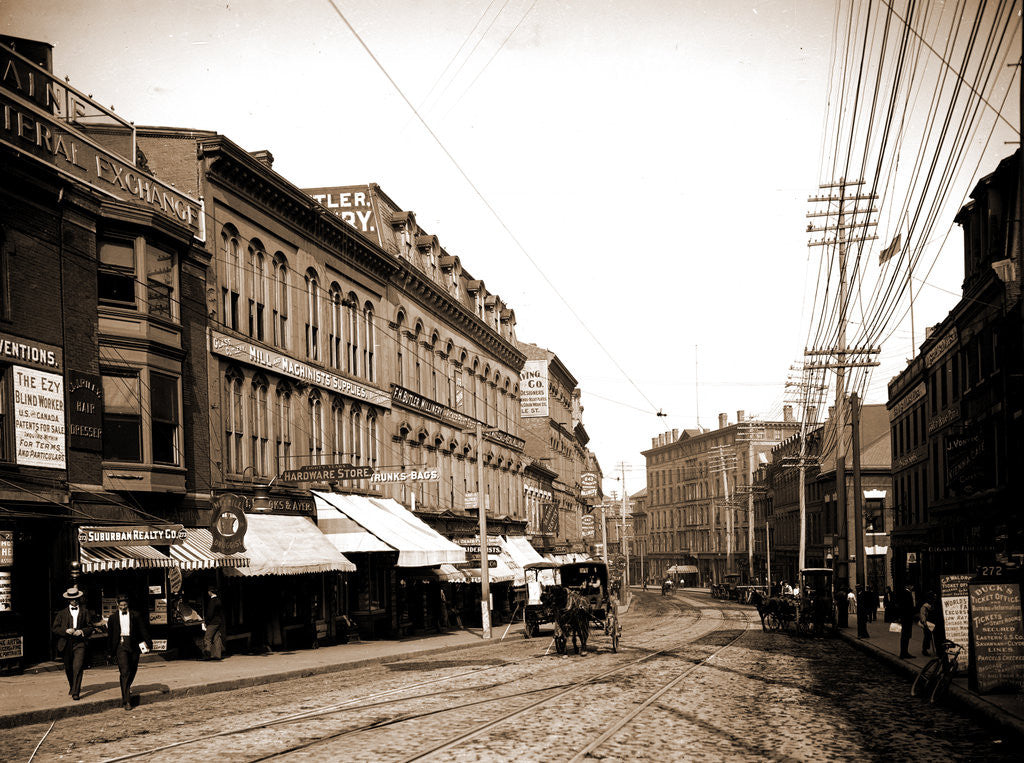 Detail of Middle Street, Portland by Anonymous