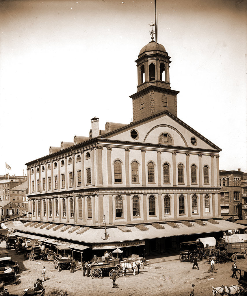 Detail of Faneuil Hall, Boston by Anonymous