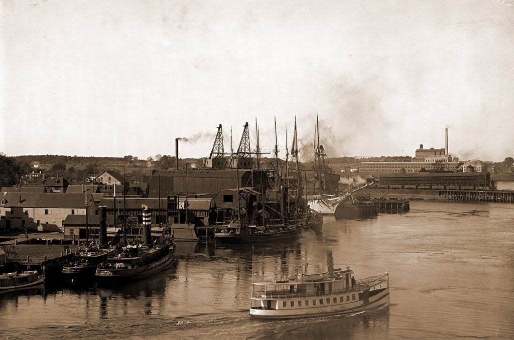 Detail of Coal wharves, Portsmouth by Anonymous