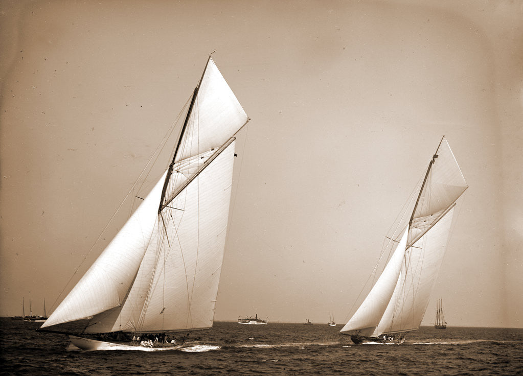 Detail of America's Cup Races, 10-3-01 by Anonymous