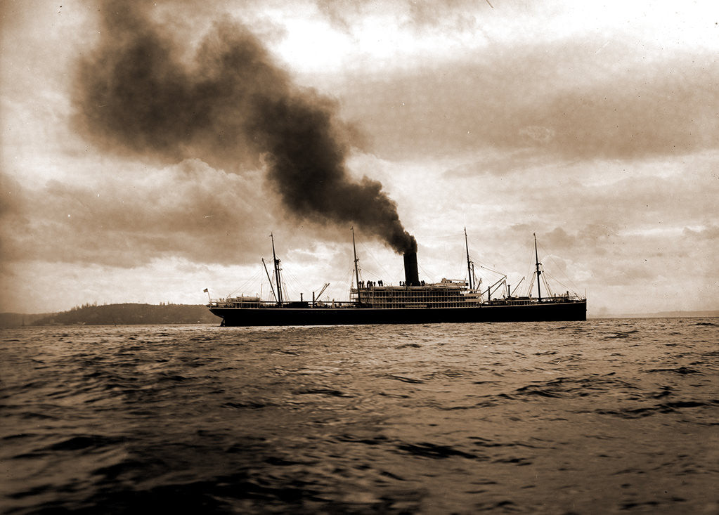 Detail of S.S. Dakota, broadside by Anonymous