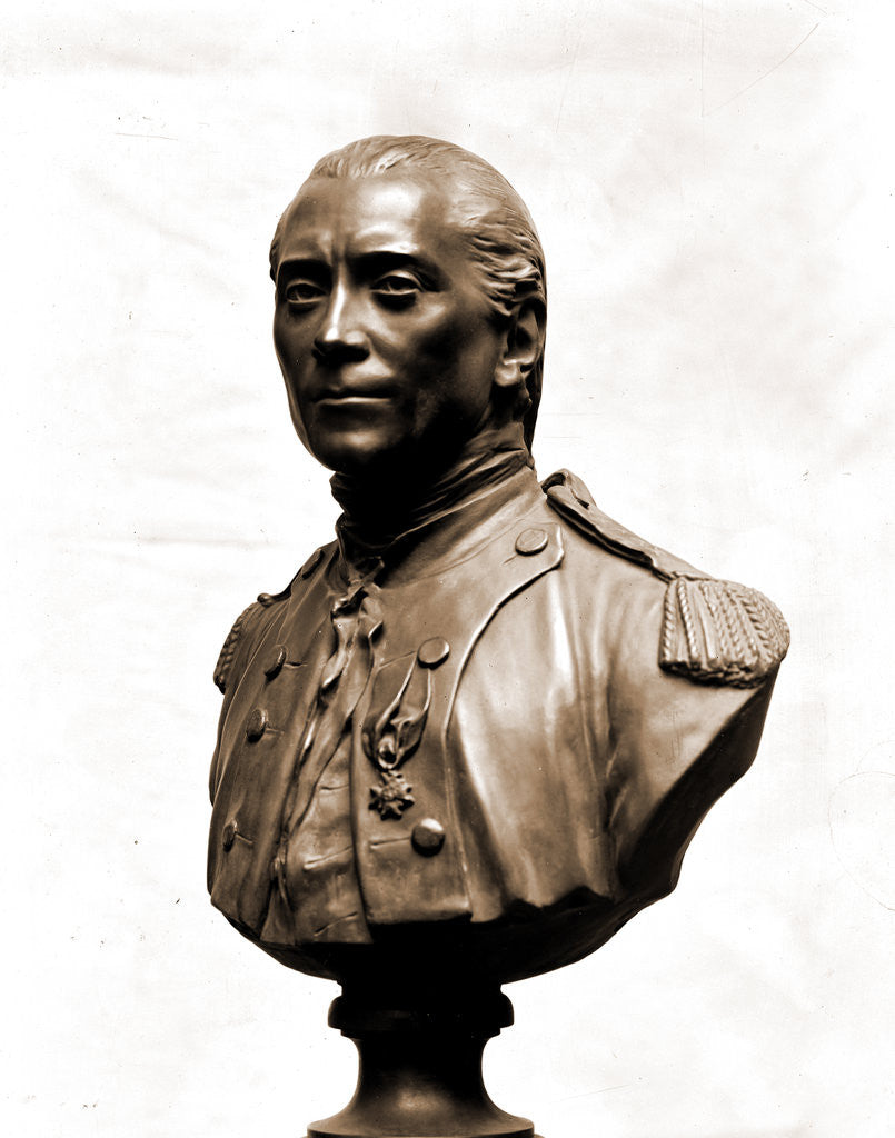 Detail of John Paul Jones, bust sculpture by John Paul Jones
