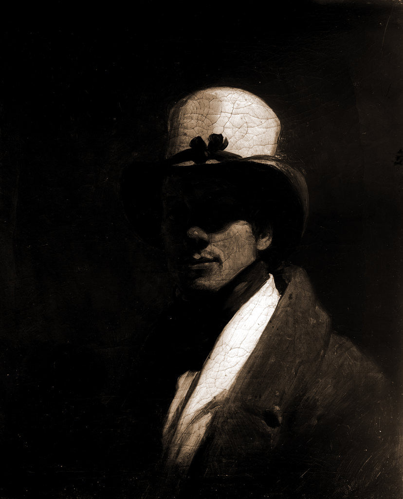 Detail of Artist, head-and-shoulders portrait, Artists, 1900 by Anonymous