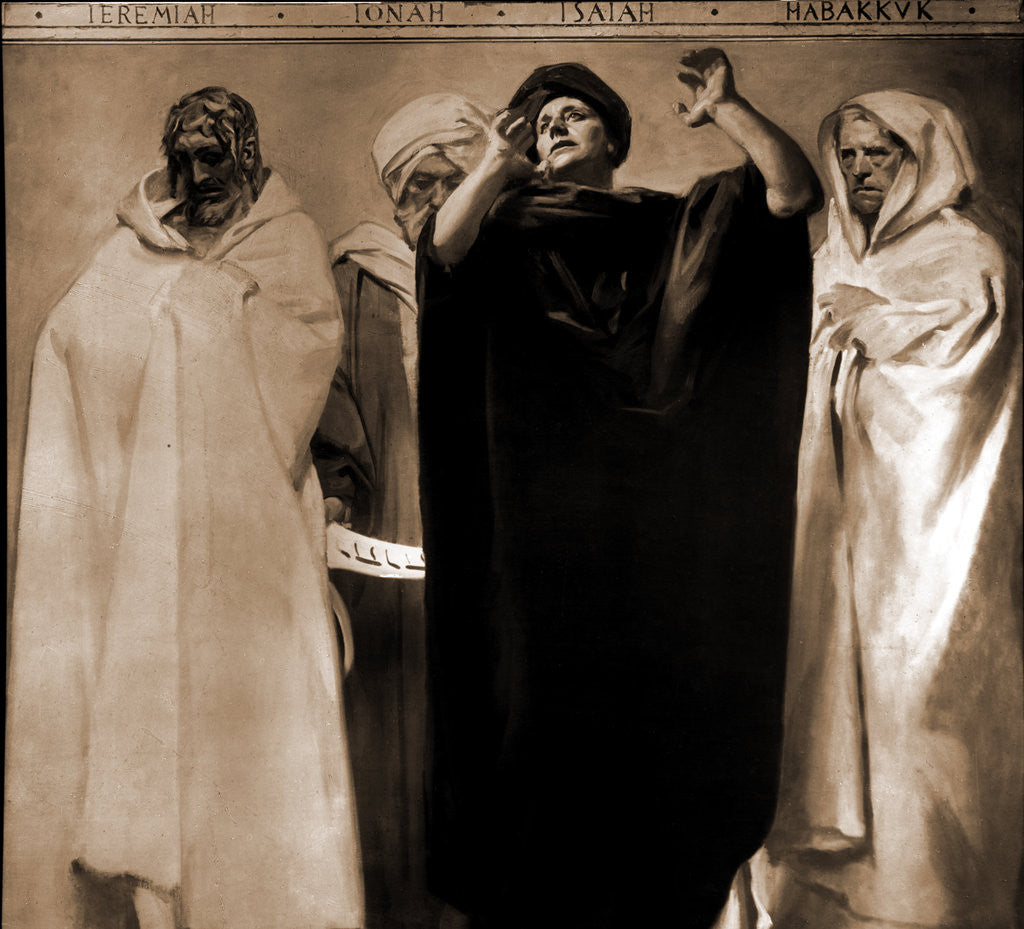 Detail of The Prophets, Jeremiah, Jonah, Isaiah, Habakkuk by Anonymous