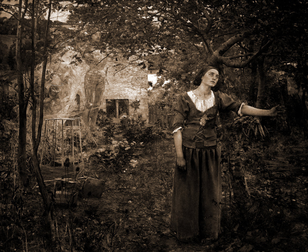 Detail of Joan of Arc, Bastien-Lepage, Jules, 1848-1884, Joan by Saint of Arc