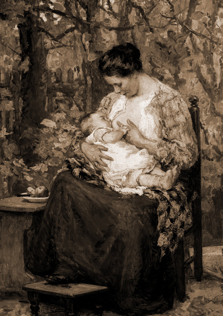 Detail of Maternity by Gari Melchers