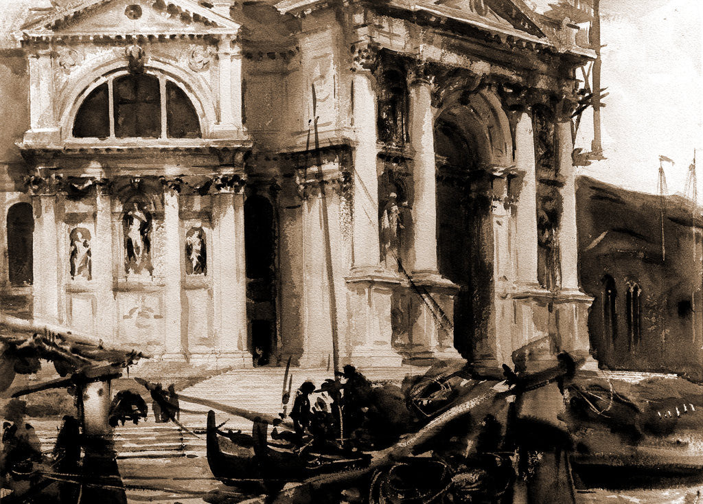 Detail of Santa Maria della Salute by John Singer Sargent