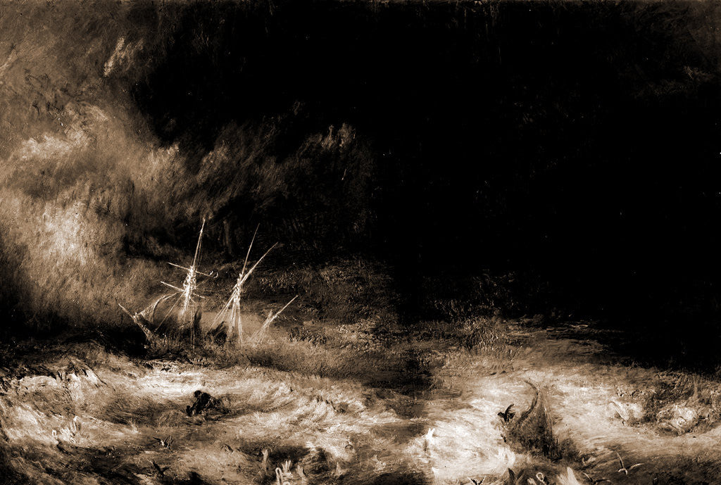 Detail of The slave ship by Joseph Mallord William Turner