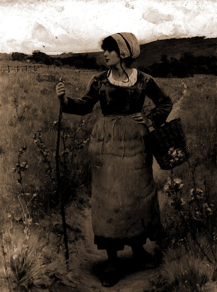 Detail of Across the common by Charles Sprague Pearce